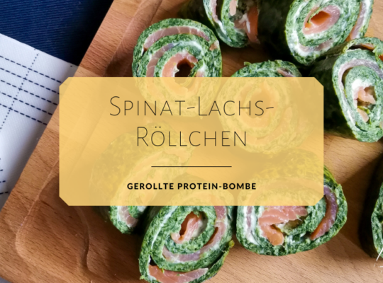 Spinat-Lachs-Röllchen
